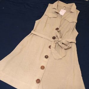 Free people button down dress
